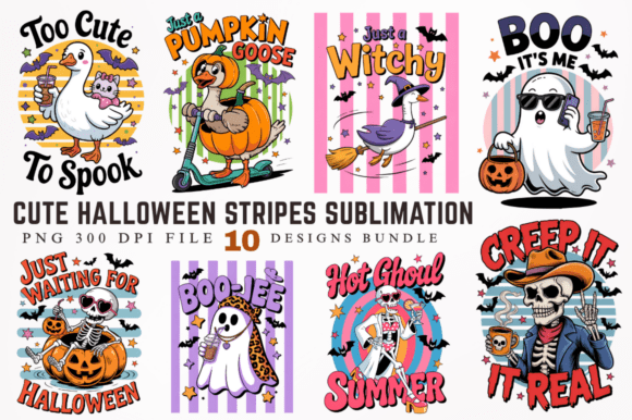 Download Cute Halloween Stripes PNG Sublimation D - Png sublimation Collection