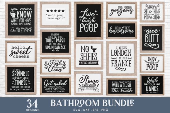Download 34 Funny Bathroom Signs Wall Decor Svg - Funny Collection