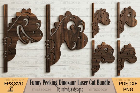 Download Funny Peeking Dinosaur Laser Cut Bundle - Funny Collection