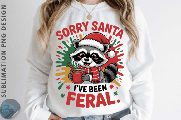 Download Funny Christmas PNG, Raccoon Hat PNG Des - Funny Collection