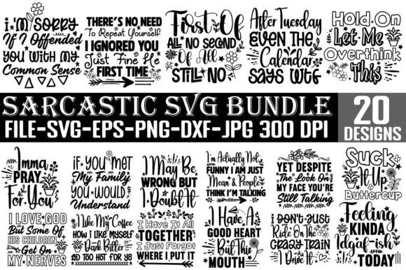 Download Sarcastic SVG Bundle,Funny SVG Bundle - Funny Collection