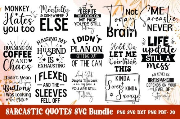 Download Funny Sarcastic SVG Design Mega Bundle - Funny Collection