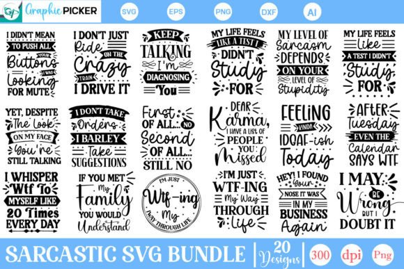 Download Sarcastic SVG Bundle, Funny SVG Bundle - Funny Collection