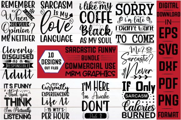 Download SARCASTIC FUNNY  SVG BUNDLE - Funny Collection