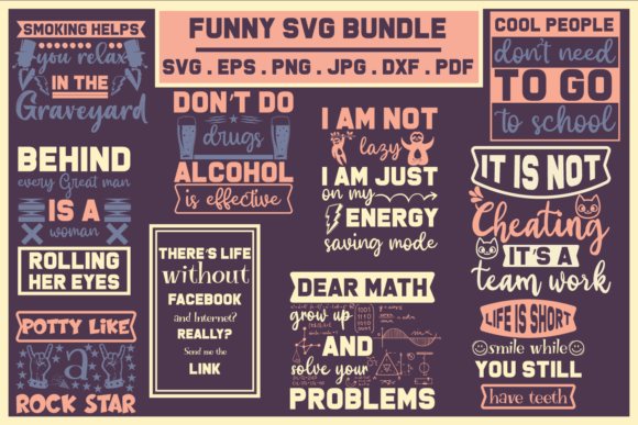 Download Funny SVG Bundle | Funny T-shirt Bundle - Funny Collection