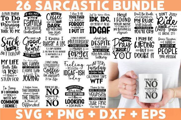 Download Sarcastic SVG Bundle, Funny SVG Bundle - Funny Collection