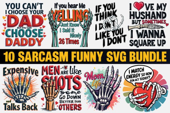 Download Sarcasm Funny SVG Bundle - Funny Collection