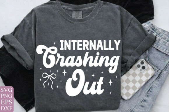 Download Crash out Retro Funny Quote SVG - Funny Collection